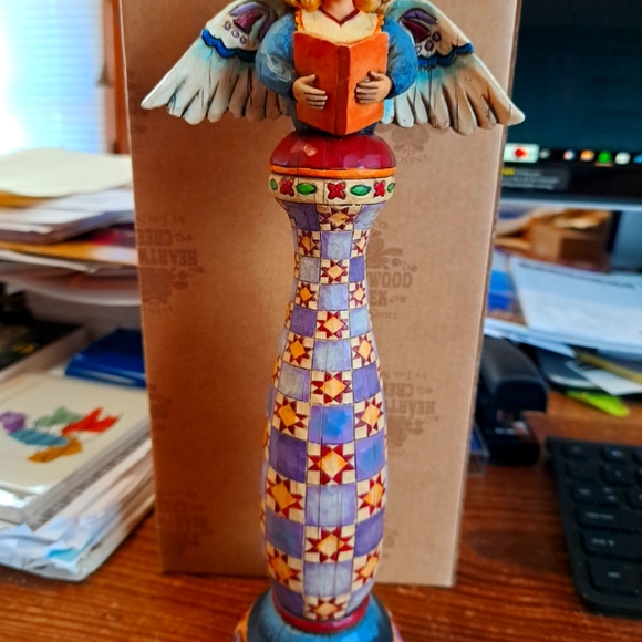 Heartwood Creek by Jim Shore : Angel Tulip Base "Celebrate with Harmony" figurin - Picture 1 of 1